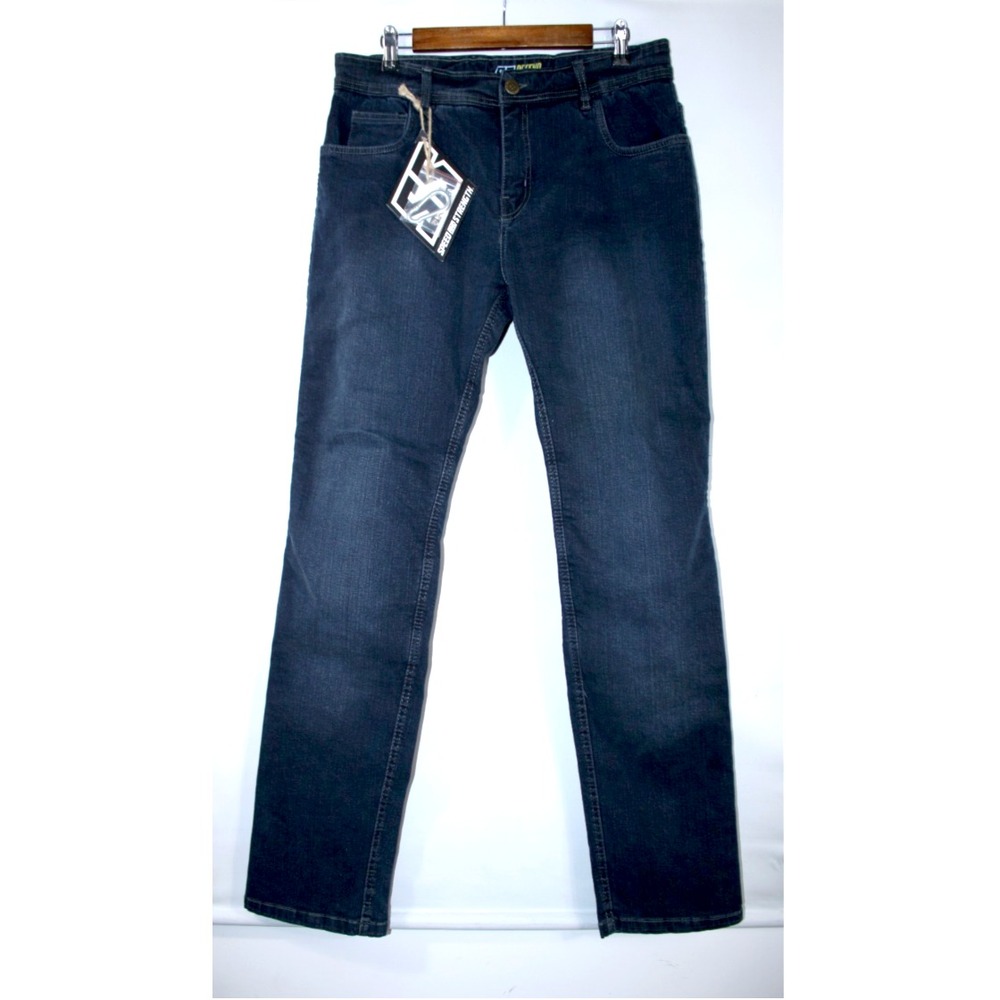 NWT Speed and Strength Men's Size 34x34 Blue Knee Pads Critical Mass Jeans